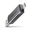Axagon CRE-DAC Mobil USB 3.2 Gen 1 USB-C + USB-A SD/microSD mini kártyaolvasó