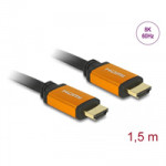 HDMI-HDMI (M) Nagy sebességű kábel 1,5m 8K 60Hz 48Gbps (Delock)
