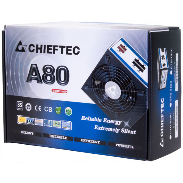Chieftec CTG-750C 750W tápegység Moduláris #2