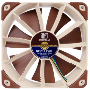 12 cm hűtőventilátor Noctua NF-F12 PWM ultrahalk, PWM #2