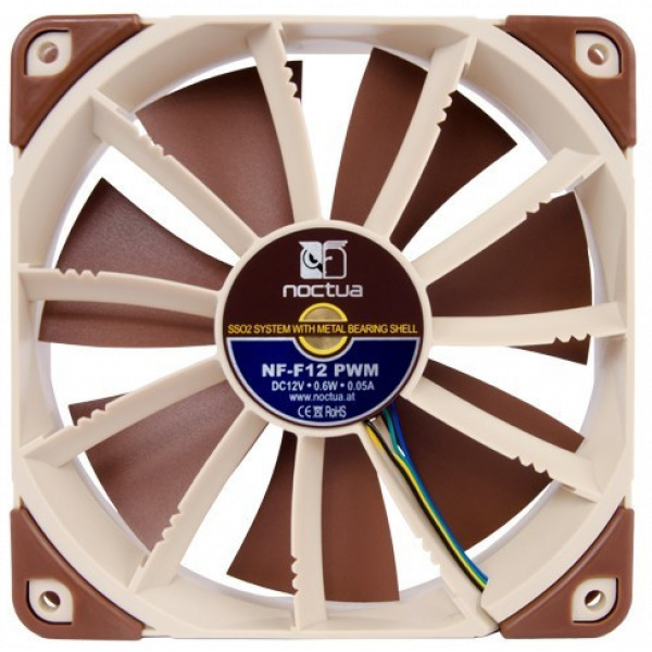 12 cm hűtőventilátor Noctua NF-F12 PWM ultrahalk, PWM #2