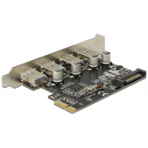 USB 3.0 vezérlő kártya PCI-Express x1 (4 port) - DeLock #2