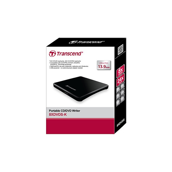Transcend DVD író TS8XDVDS USB Slim fekete #3