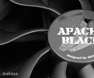 12 cm hűtőventilátor Akasa Apache Black ultrahalk #2