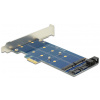 Delock PCI Express x4 Kártya > 2 x belső M.2 SSD-hez #2