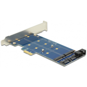 Delock PCI Express x4 Kártya > 2 x belső M.2 SSD-hez #2