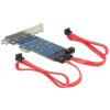Delock PCI Express x4 Kártya > 2 x belső M.2 SSD-hez #3