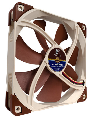 14 cm hűtőventilátor Noctua NF-A14 PWM, extra halk #2