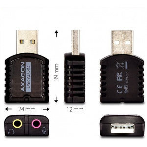 Axagon ADA-10 sztereo Mini USB hangkártya #2