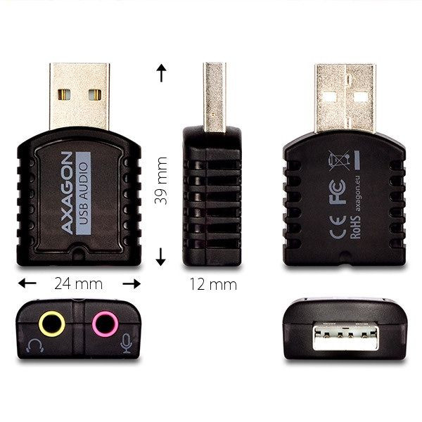 Axagon ADA-10 sztereo Mini USB hangkártya #2