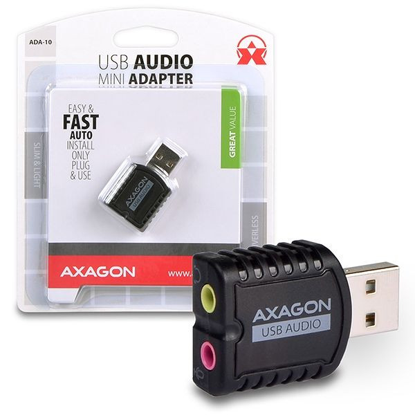 Axagon ADA-10 sztereo Mini USB hangkártya #5