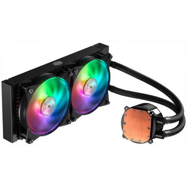 CoolerMaster MasterLiquid ML240R RGB CPU vízhhűtés, univerzális, LED-es #4