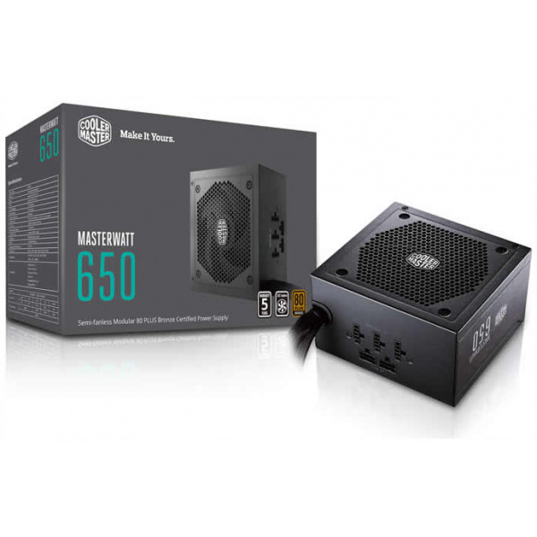 CoolerMaster MasterWatt 650 Semi-fanless Moduláris 650W tápegység #6