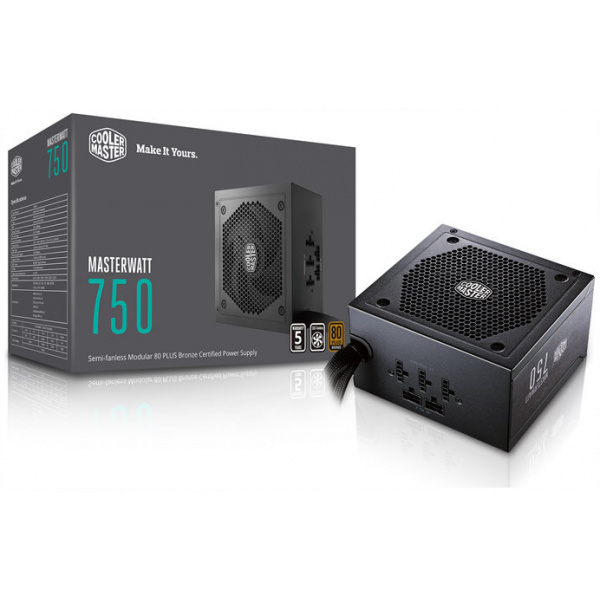 CoolerMaster MasterWatt 750 Semi-fanless Moduláris 750W tápegység #6