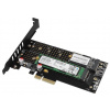 Axagon PCI Express x16 Kártya > 2 x belső NVME M.2 SSD-hez PCEM2-D #5