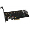 Axagon PCI Express x16 Kártya hűtővel > 2 x belső NVME M.2 SSD-hez PCEM2-DC #5