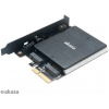 Akasa PCI Express x4 adapterkártya > 2 x belső M.2 SSD-hez, RGB LED-el #2