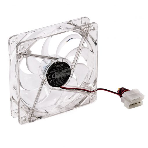 12 cm hűtőventilátor Akyga AW-12A - kék LED-es (világít) #3