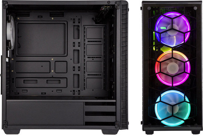 Kolink Observatory RGB ház (fekete) edzett üveg oldallappal #6