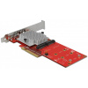 Delock PCI Express x8 Kártya > 2 x belső NVMe M.2 SSD-hez (alacsony profillal) #3