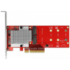 Delock PCI Express x8 Kártya > 2 x belső NVMe M.2 SSD-hez (alacsony profillal) #4