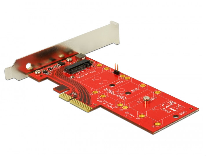 Delock PCI Express x4 Kártya > 1 x belső NVMe M.2 SSD-hez, 110 mm hűtőbordával #3