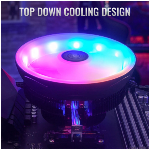 Aerocool Core Plus ARGB CPU hűtő, univerzális #3