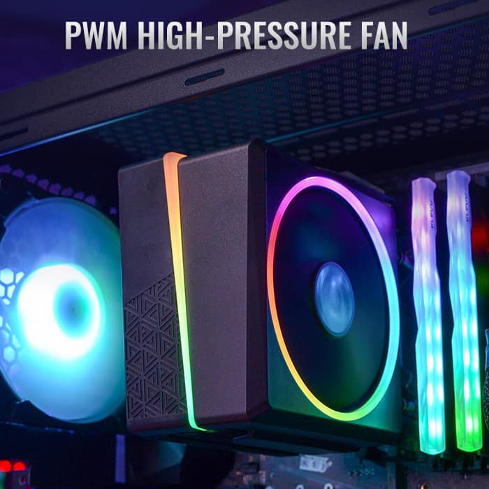 Aerocool Cylon 4 CPU hűtő ARGB LED-del univerzális #4