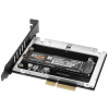 Axagon PCI Express x4 Kártya hűtővel > 1 x belső NVME M.2 SSD-hez PCEM2-NC #5