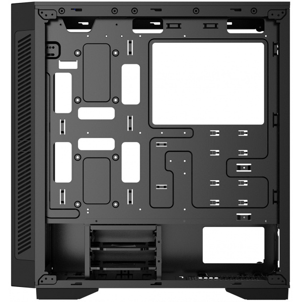 DeepCool Matrexx 55 V3 ház RGB csíkkal, üveg oldallappal (fekete) #5