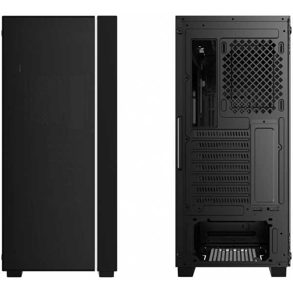 DeepCool Matrexx 55 V3 ház RGB csíkkal, üveg oldallappal (fekete) #6