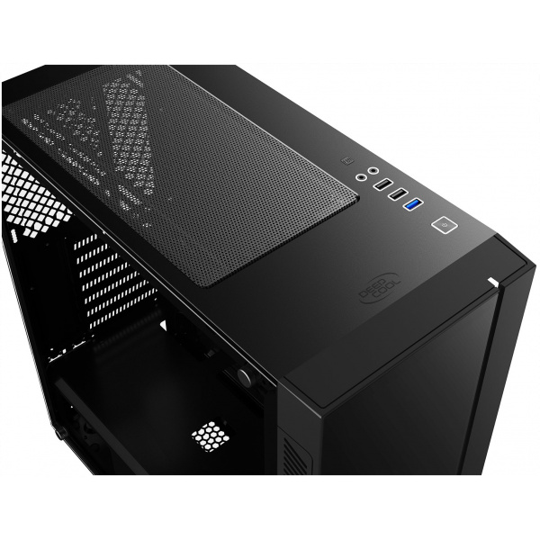 DeepCool Matrexx 55 V3 ház RGB csíkkal, üveg oldallappal (fekete) #7