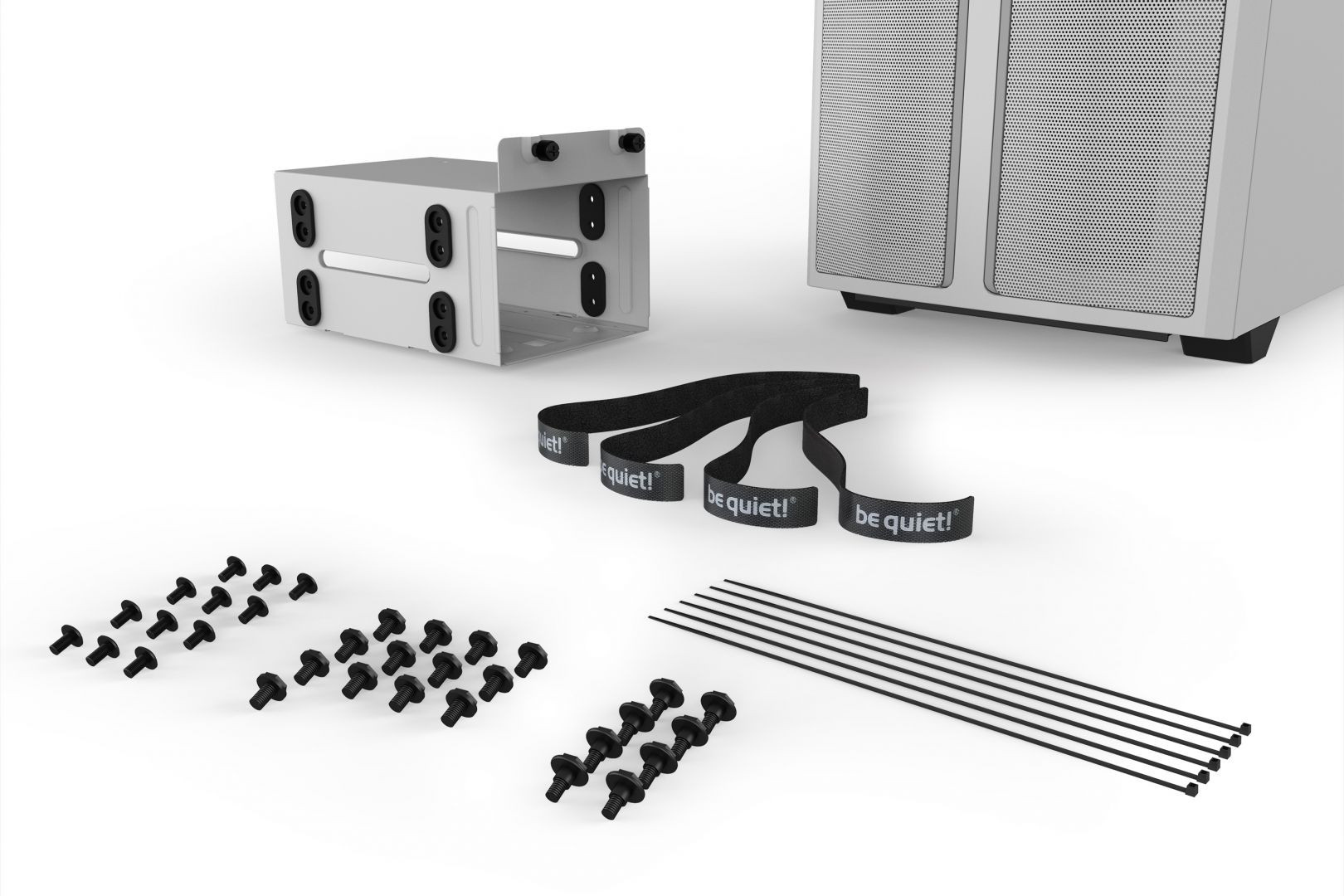 BeQuiet! Pure Base 500DX ház üveg oldallappal (fehér) #9