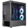 CoolerMaster MasterBox MB311L ARGB ház vezérlővel, üveg ablakkal (fekete) #4