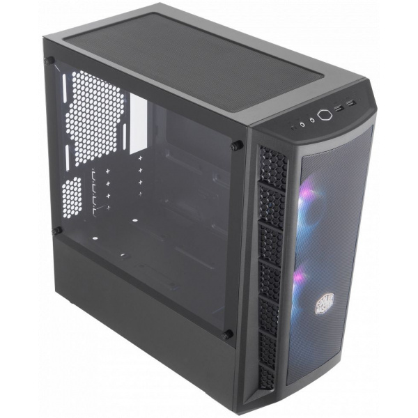 CoolerMaster MasterBox MB311L ARGB ház vezérlővel, üveg ablakkal (fekete) #6