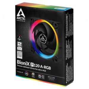 12 cm hűtőventilátor Arctic BioniX P120 A-RGB (vezérelhető RGB világítással) #2