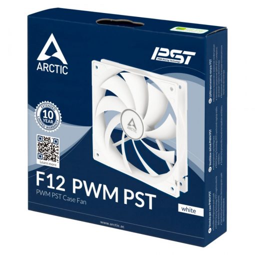 12 cm hűtőventilátor Arctic F12 PWM PST White (fehér) #4