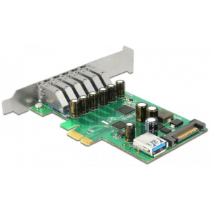 USB 3.0 vezérlő kártya PCI-Express x1 (6+1 port) - DeLock #2