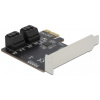 SATA3 Raid vezérlő PCI-Express (LP, 4 belső port (DeLock) 90010 #3