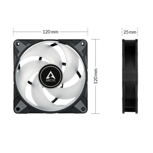 12 cm hűtőventilátor Arctic P12 PWM PST A-RGB 0dB #4