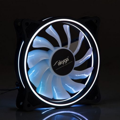 12 cm hűtőventilátor Akyga AW-12D-RGB - RGB LED-es, Mini 6 pin csatlakozóval #4