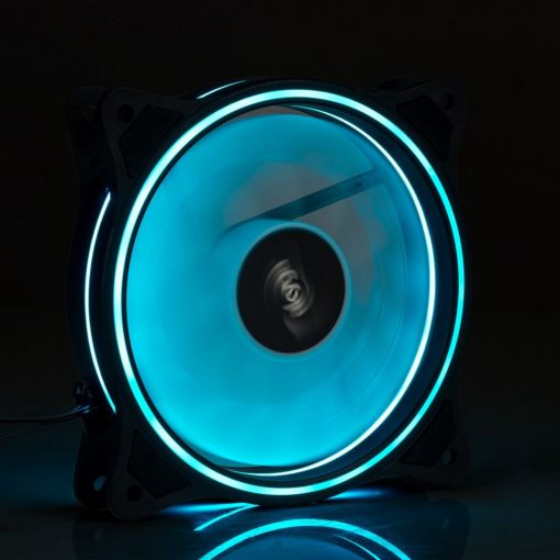 12 cm hűtőventilátor Akyga AW-12D-RGB - RGB LED-es, Mini 6 pin csatlakozóval #6