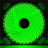 12 cm hűtőventilátor Akyga AW-12E - zöld LED-es (világít) #4
