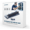 Gembird Riser Mining Kit (PCI-e x1 > PCI-e x16) 60cm kábellel #4