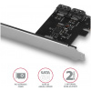 SATA3 vezérlő PCI-Express, 2 belső port (Axagon PCES-SA2N) #2