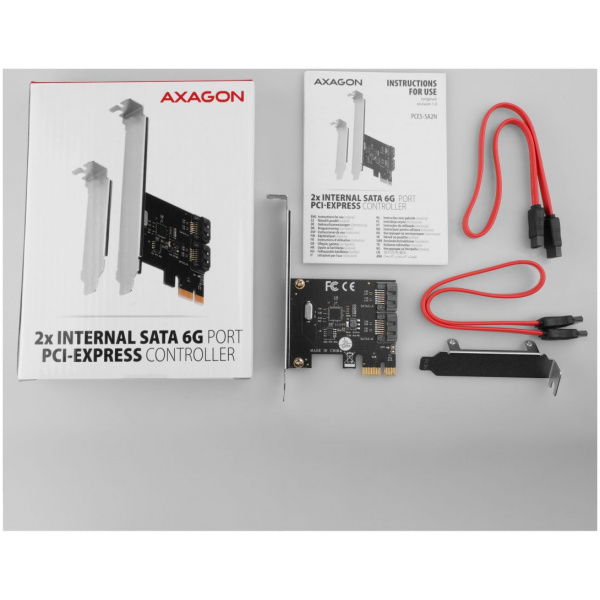SATA3 vezérlő PCI-Express, 2 belső port (Axagon PCES-SA2N) #5