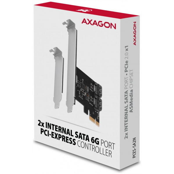 SATA3 vezérlő PCI-Express, 2 belső port (Axagon PCES-SA2N) #6