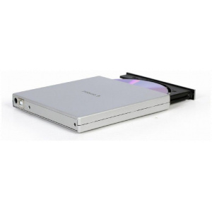 Gembird DVD-USB-02 Slim DVD író, 2x USB (ezüst) #2