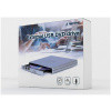 Gembird DVD-USB-02 Slim DVD író, 2x USB (ezüst) #5