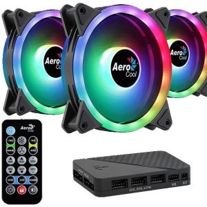 12 cm ventilátor szett (3db)+vezérlő Aerocool Duo 12 Pro ARGB LED #2